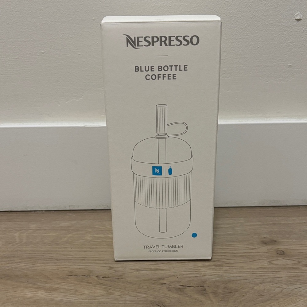 NWT Nespresso Blue Bottle Coffee Tumbler